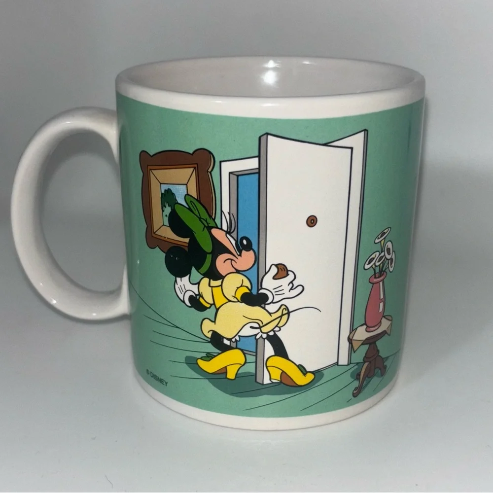 Minnie and‎ Mickey Mouse Vintage 1987 Walt Disney Mug Applause Happy Birthday